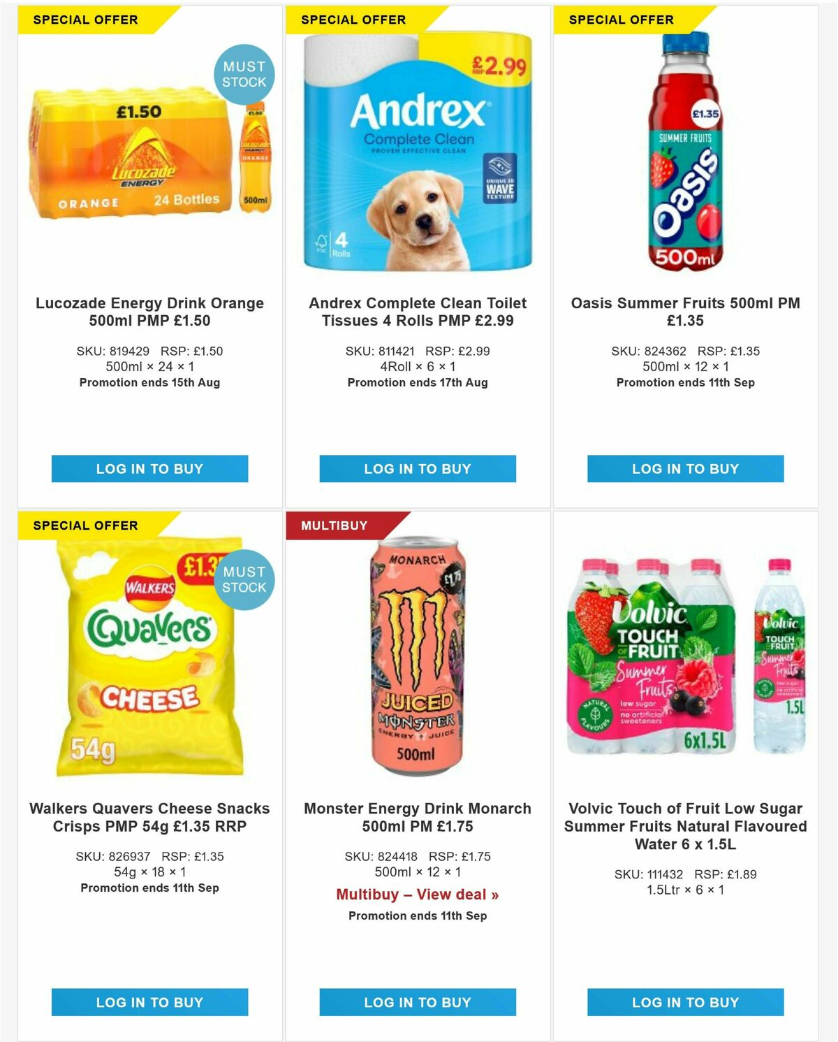 Bestway Wholesale Offers from 15 August