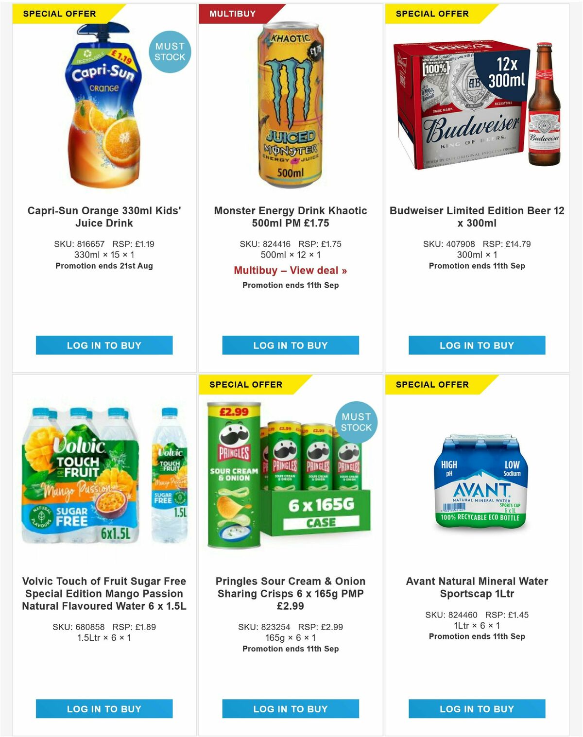 Bestway Wholesale Offers from 15 August