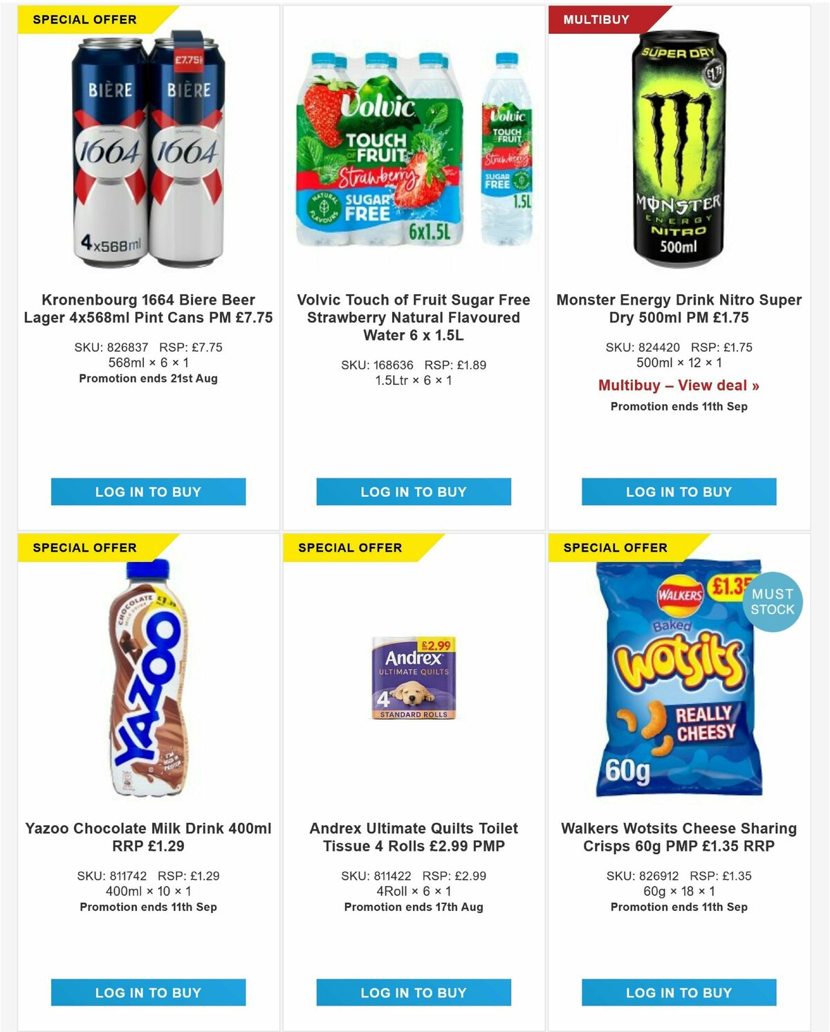 Bestway Wholesale Offers from 15 August