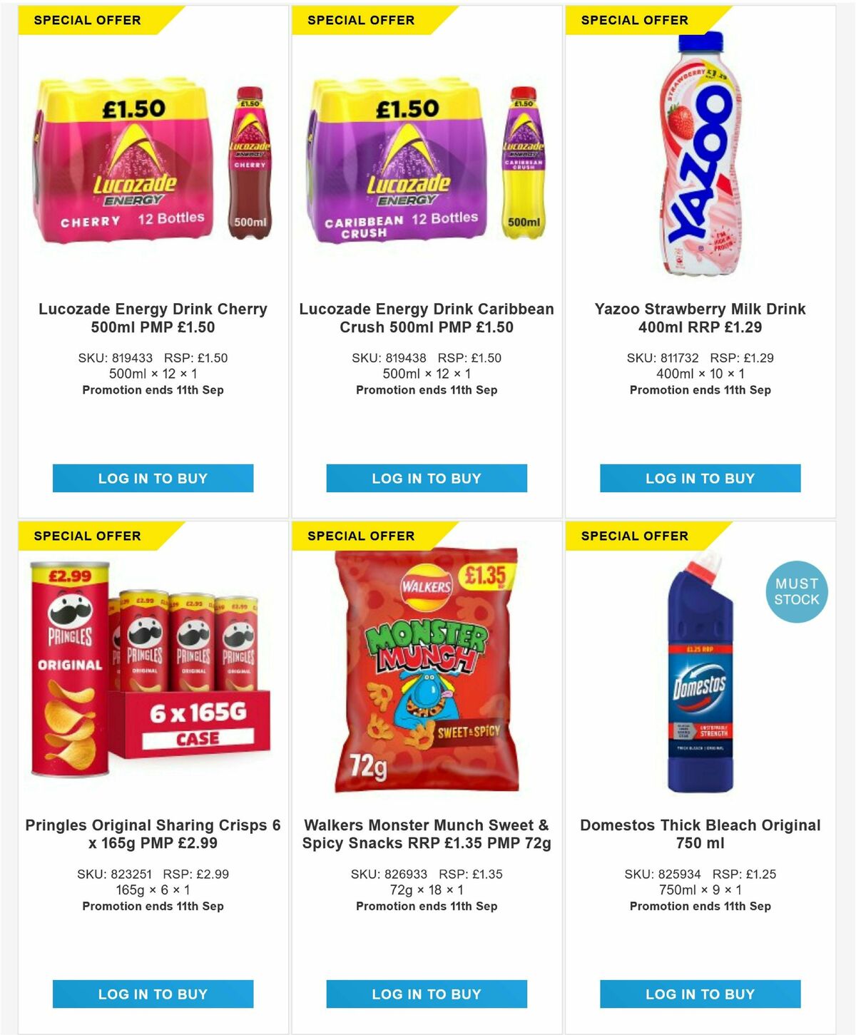 Bestway Wholesale Offers from 15 August