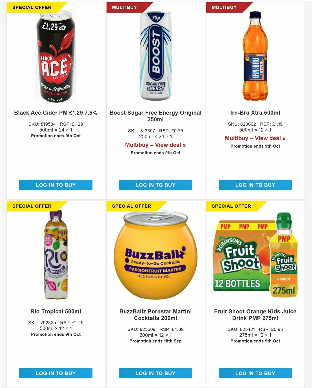 Bestway Wholesale Offers from 12 September
