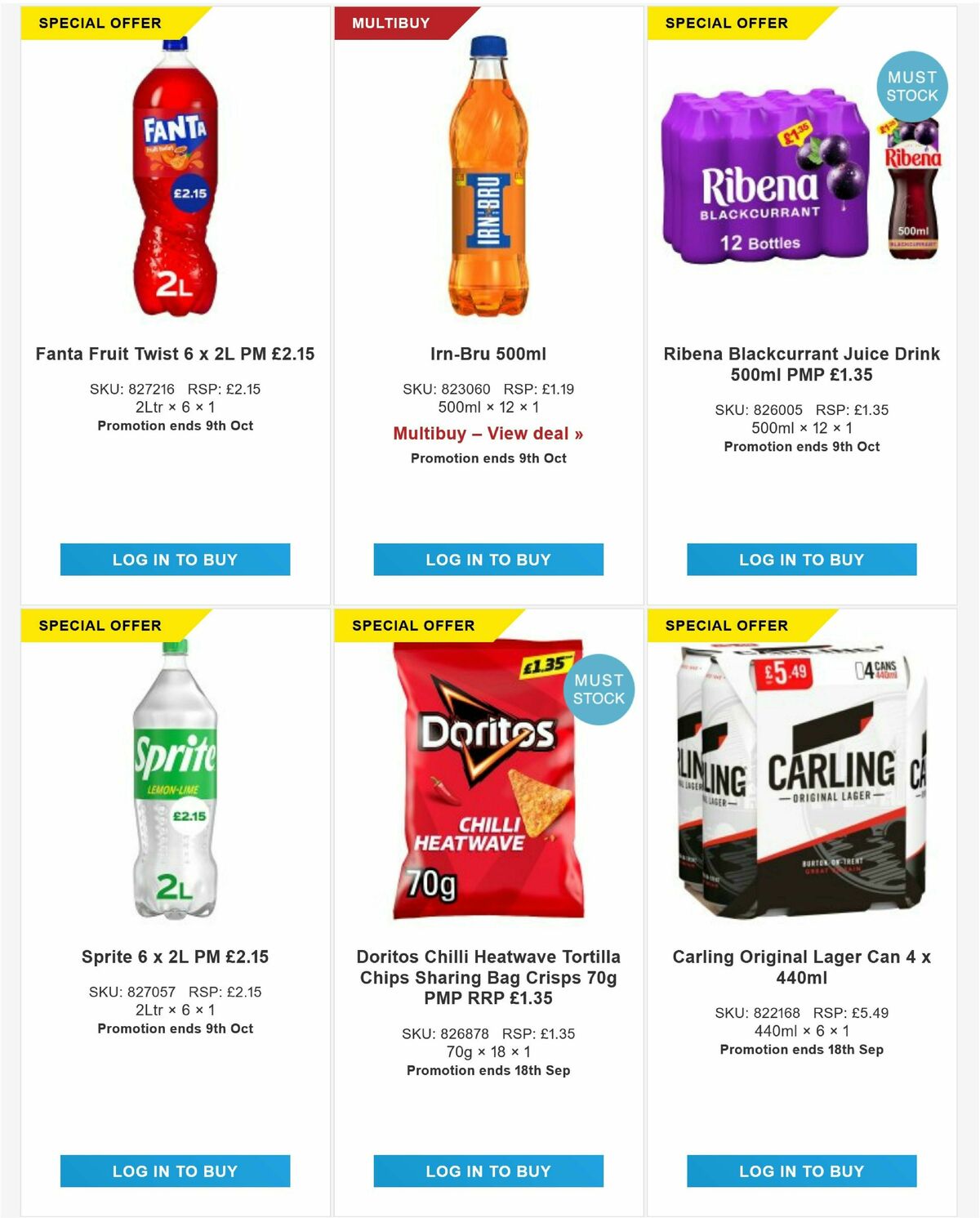 Bestway Wholesale Offers from 12 September