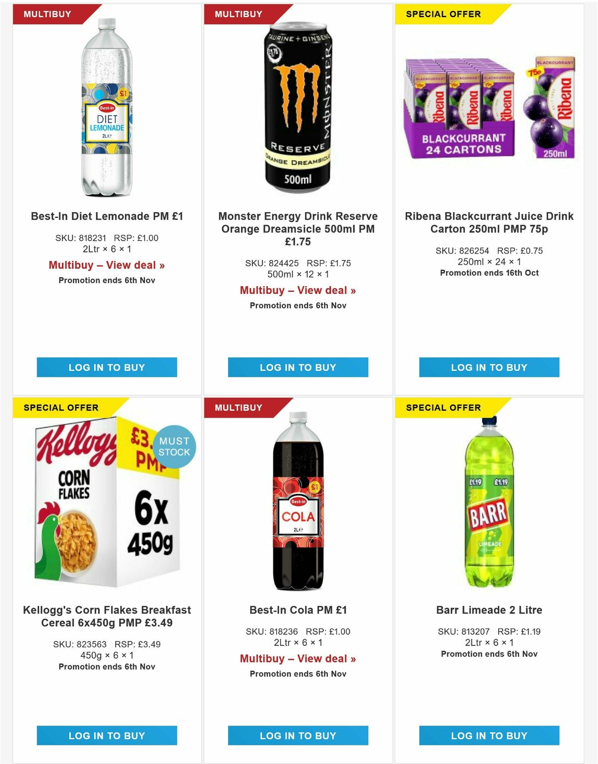 Bestway Wholesale Offers from 10 October