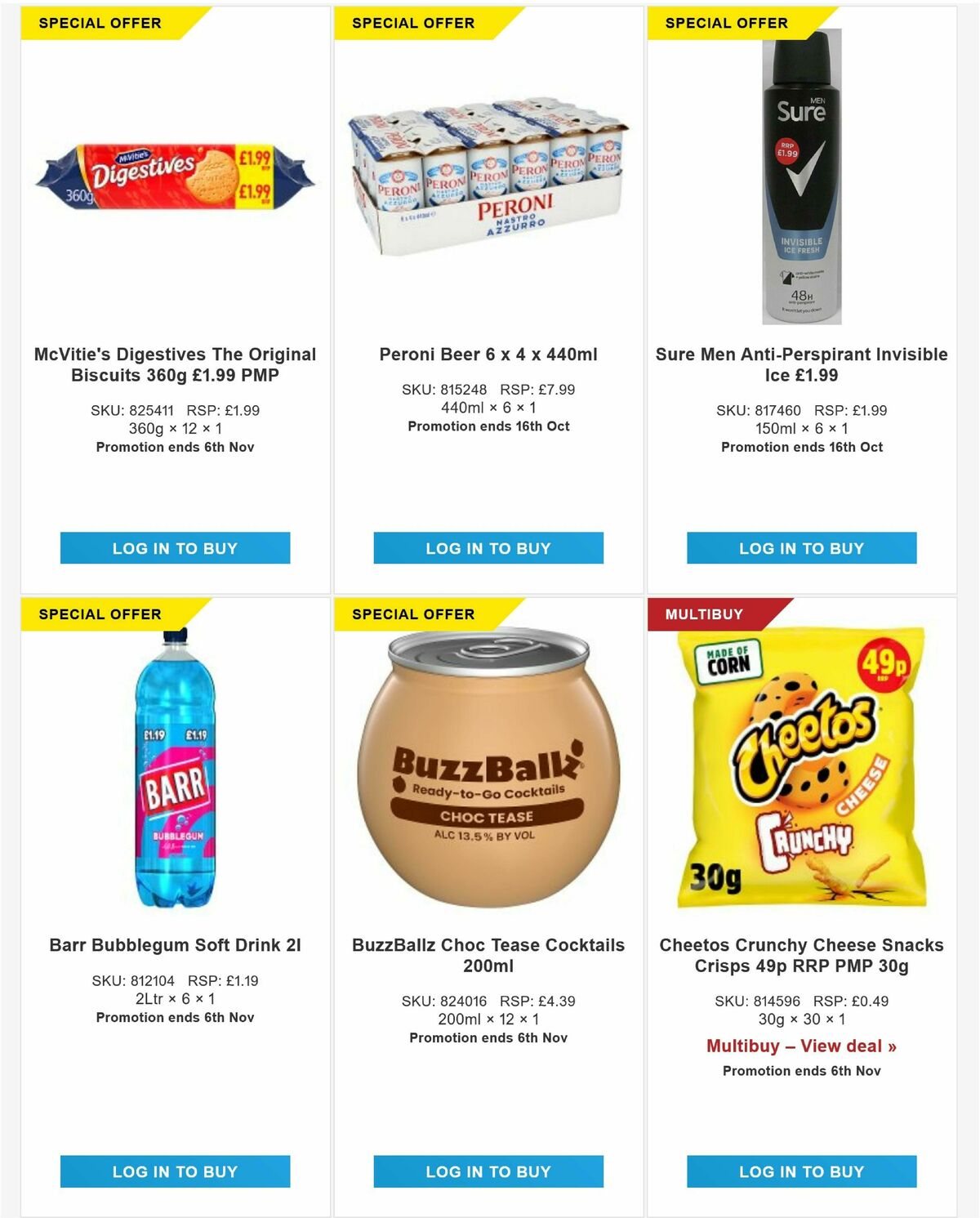 Bestway Wholesale Offers from 10 October