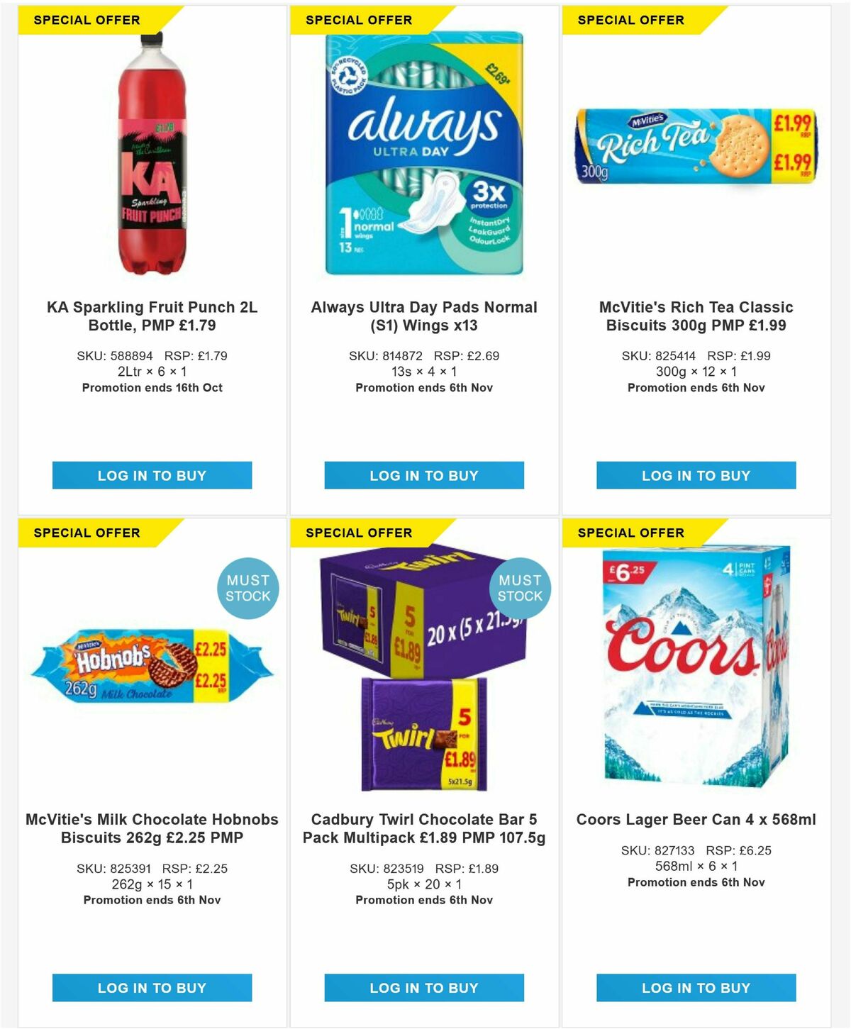 Bestway Wholesale Offers from 10 October
