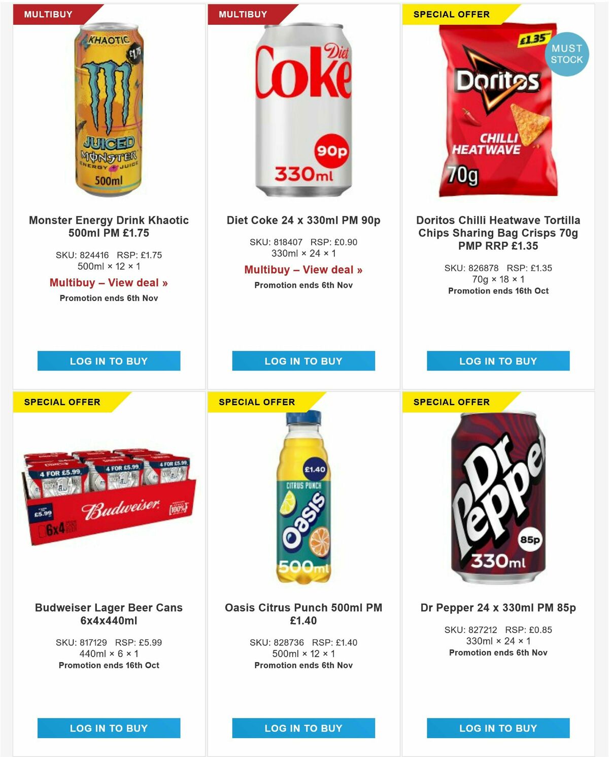 Bestway Wholesale Offers from 10 October