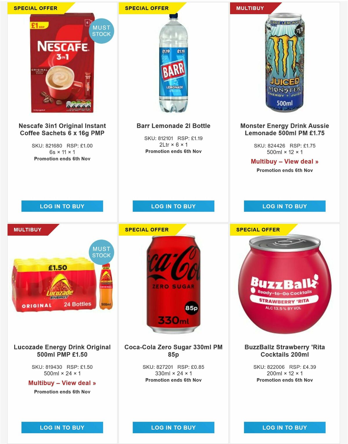 Bestway Wholesale Offers from 10 October