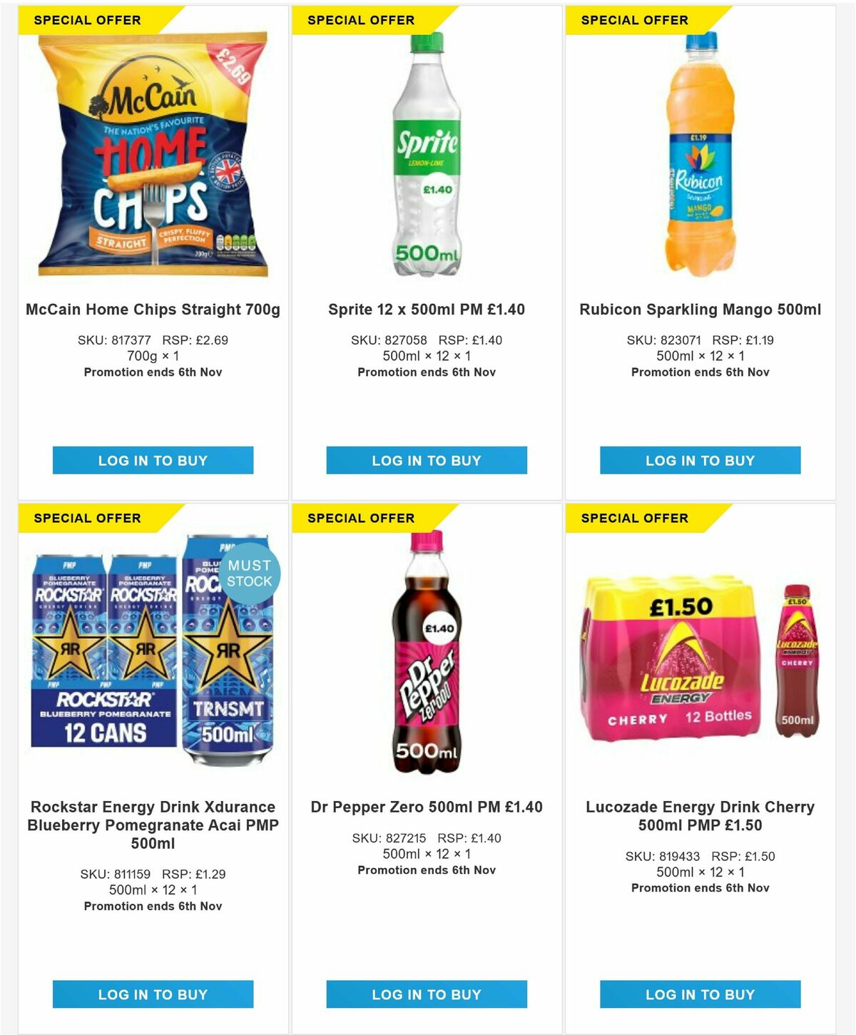 Bestway Wholesale Offers from 10 October