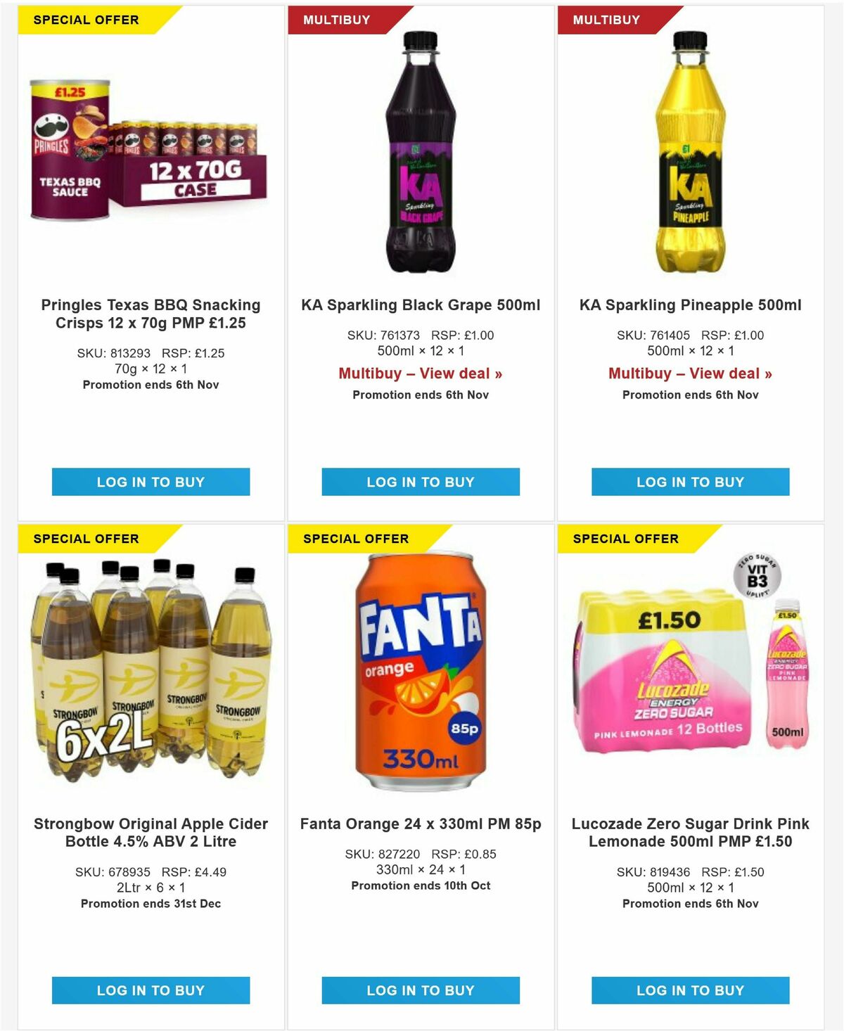 Bestway Wholesale Offers from 10 October