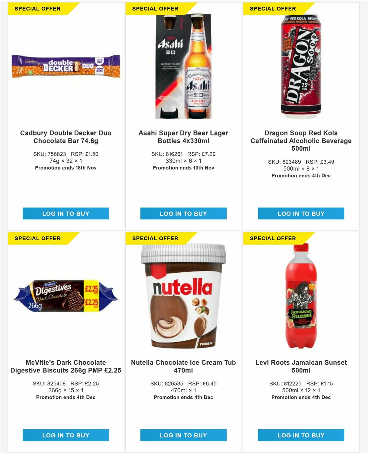 Bestway Wholesale Offers from 7 November