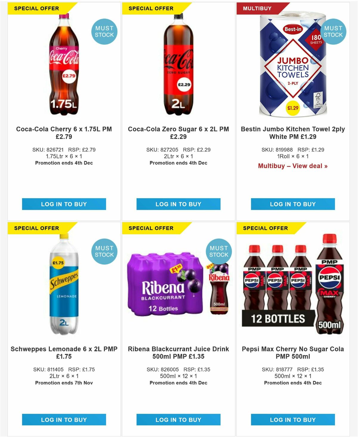 Bestway Wholesale Offers from 7 November
