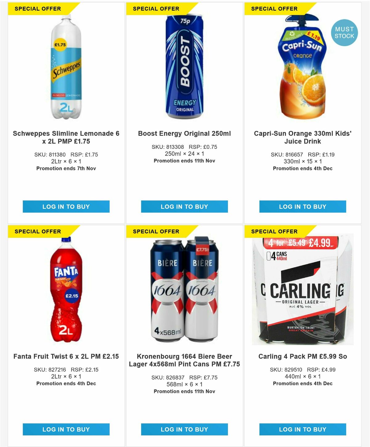 Bestway Wholesale Offers from 7 November