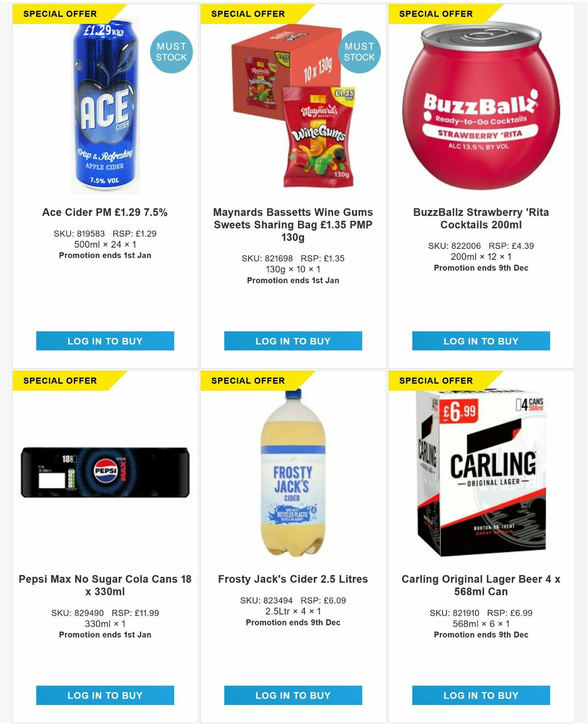 Bestway Wholesale Offers from 5 December