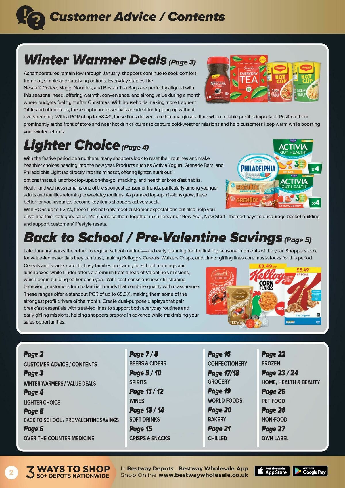 Bestway Wholesale The Big Deals Brochure Offers from 2 January