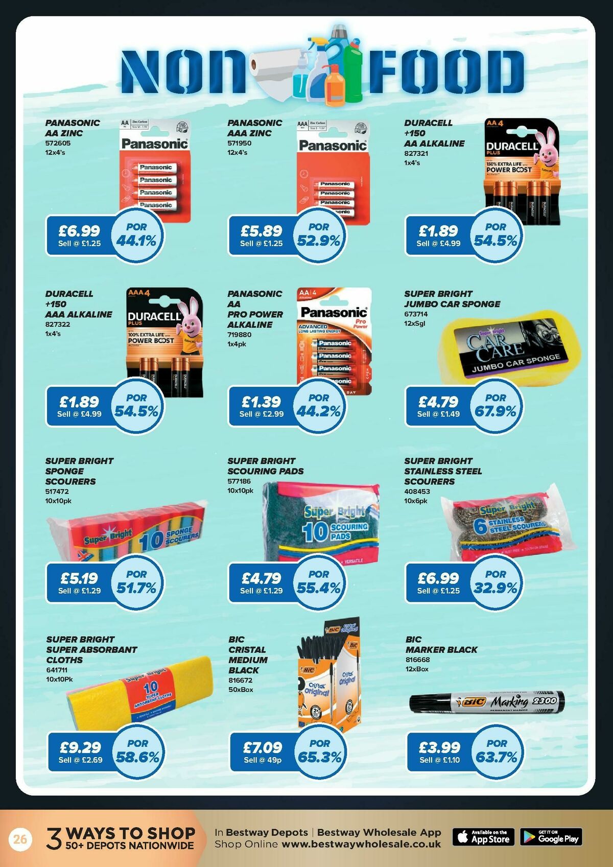 Bestway Wholesale The Big Deals Brochure Offers from 2 January
