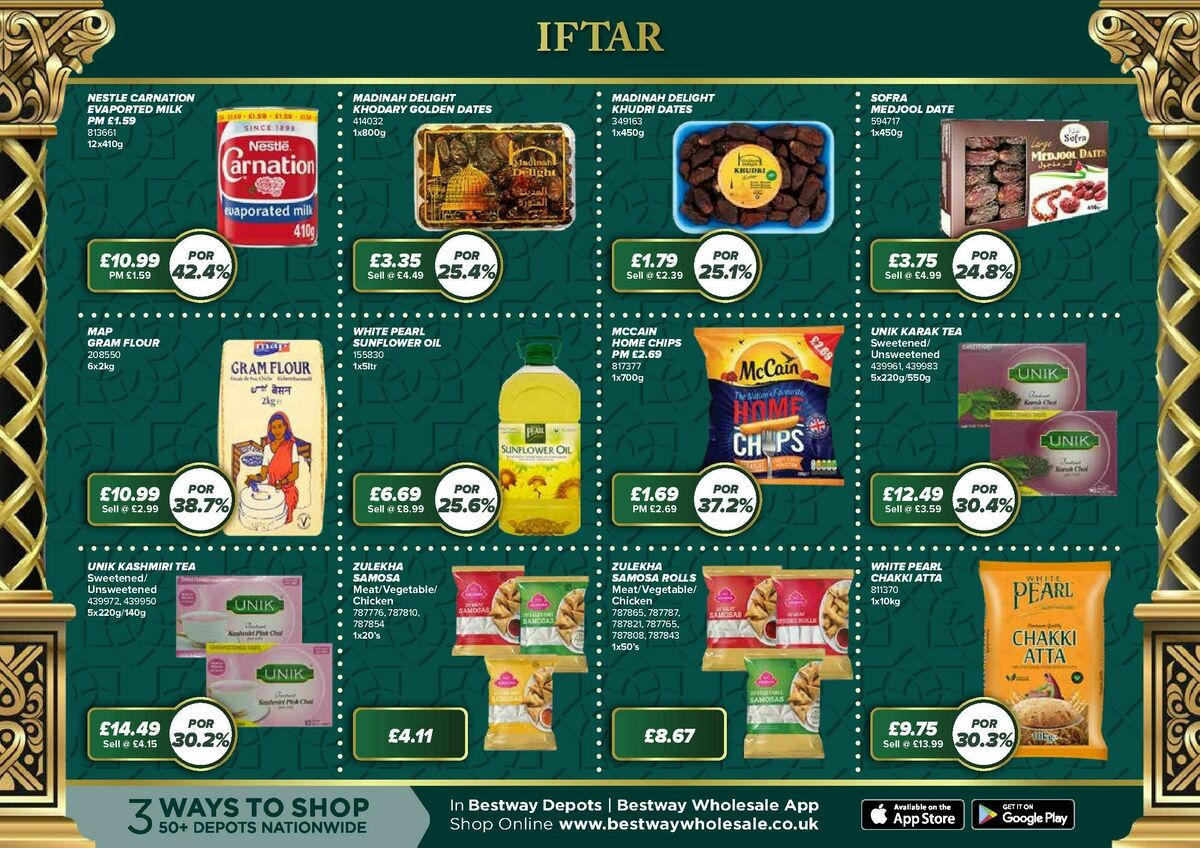 Bestway Wholesale Ramadan Deals Offers from 2 January