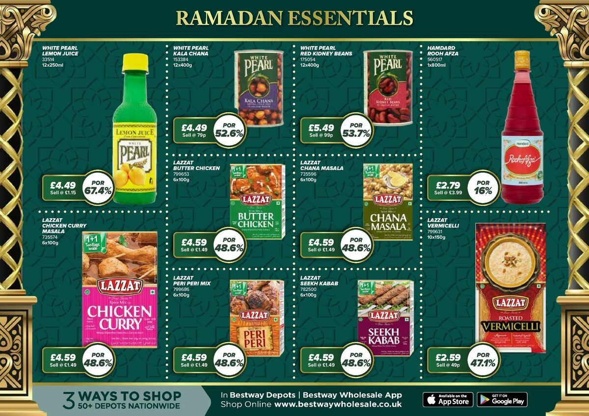 Bestway Wholesale Ramadan Deals Offers from 2 January