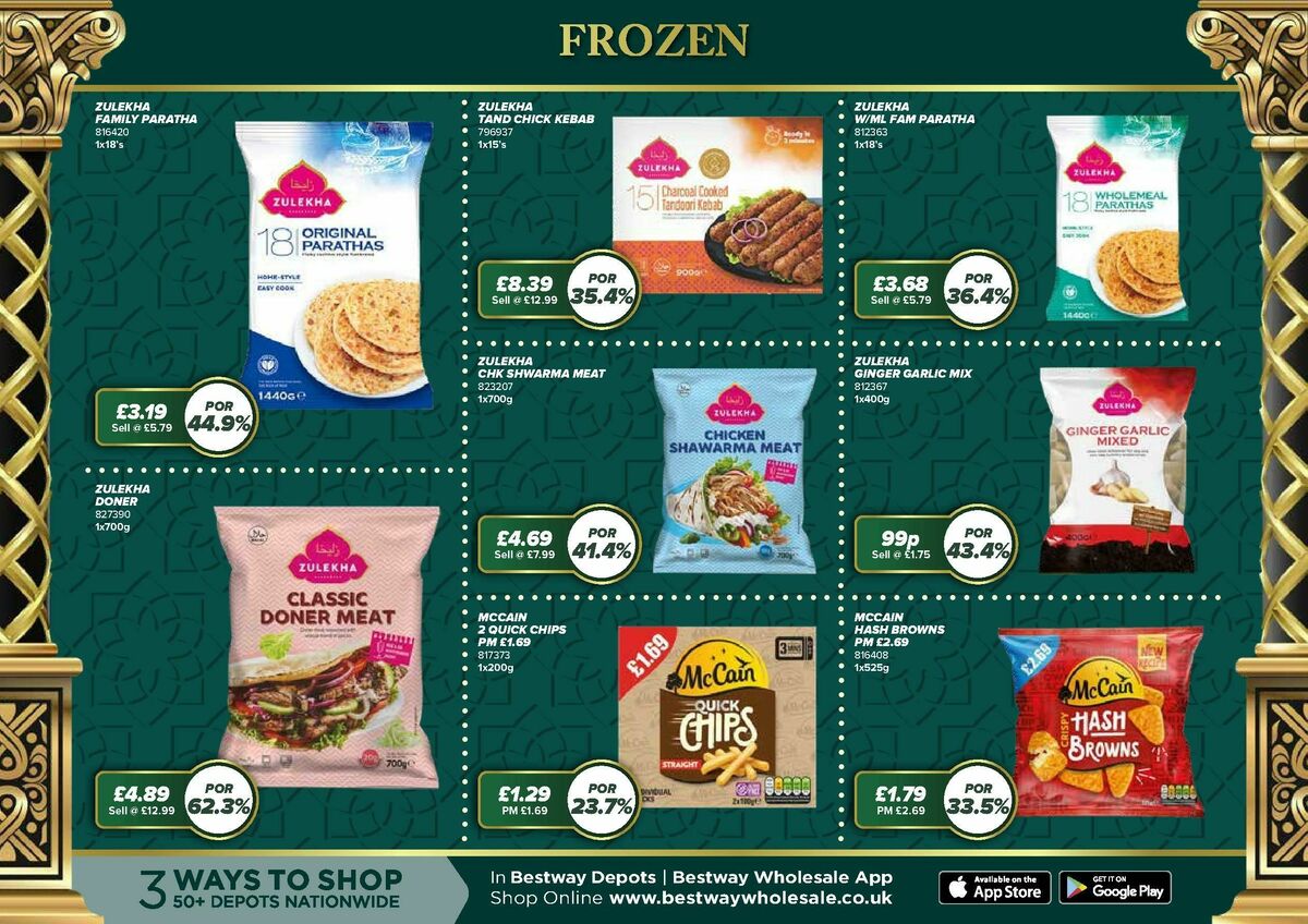 Bestway Wholesale Ramadan Deals Offers from 2 January