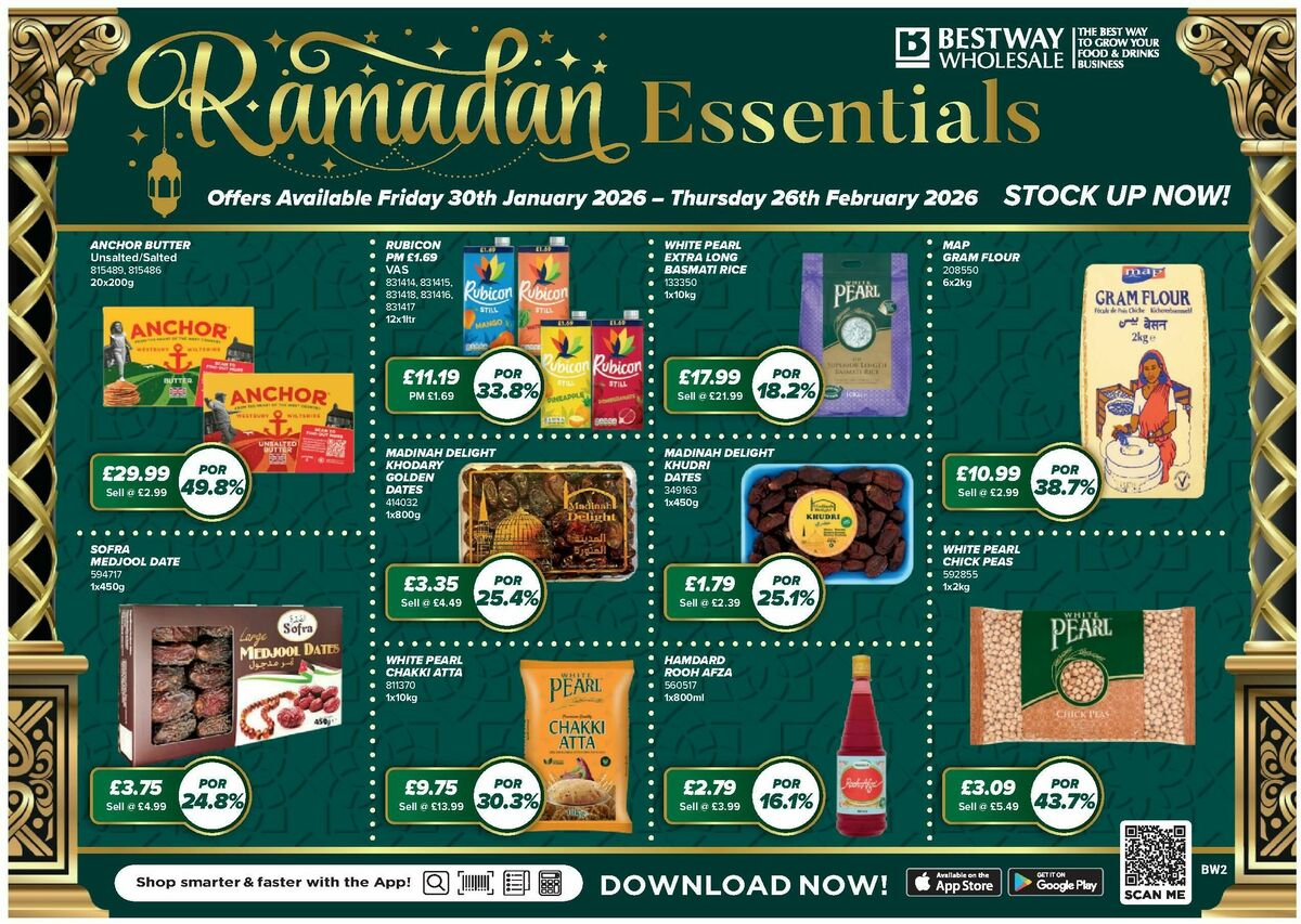 Bestway Wholesale Ramadan Deals Offers from 30 January