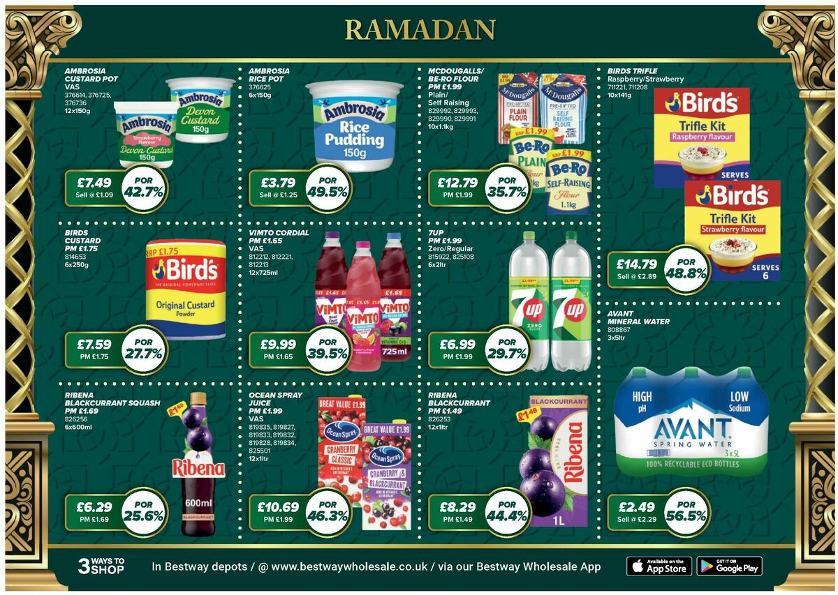 Bestway Wholesale Ramadan Deals Offers from 30 January