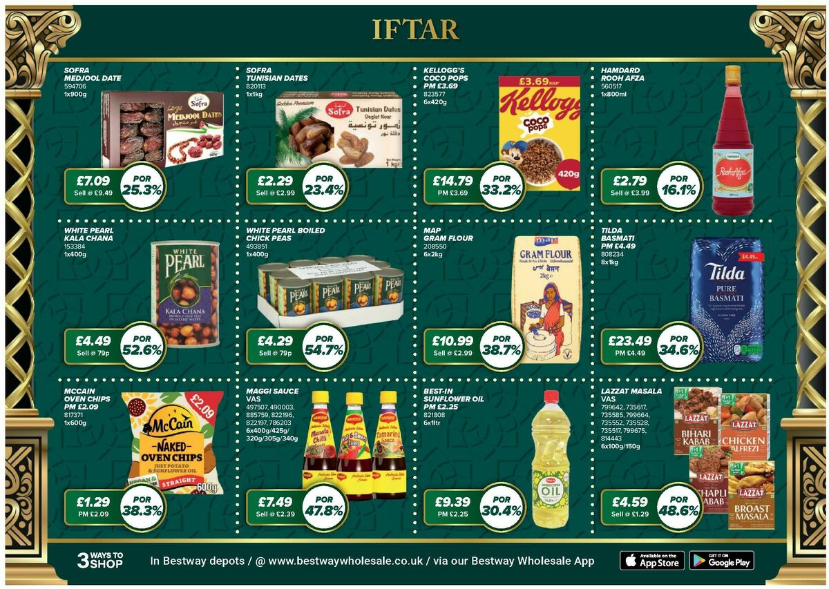 Bestway Wholesale Ramadan Deals Offers from 30 January