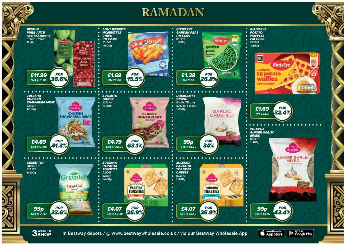 Bestway Wholesale Ramadan Deals Offers from 30 January