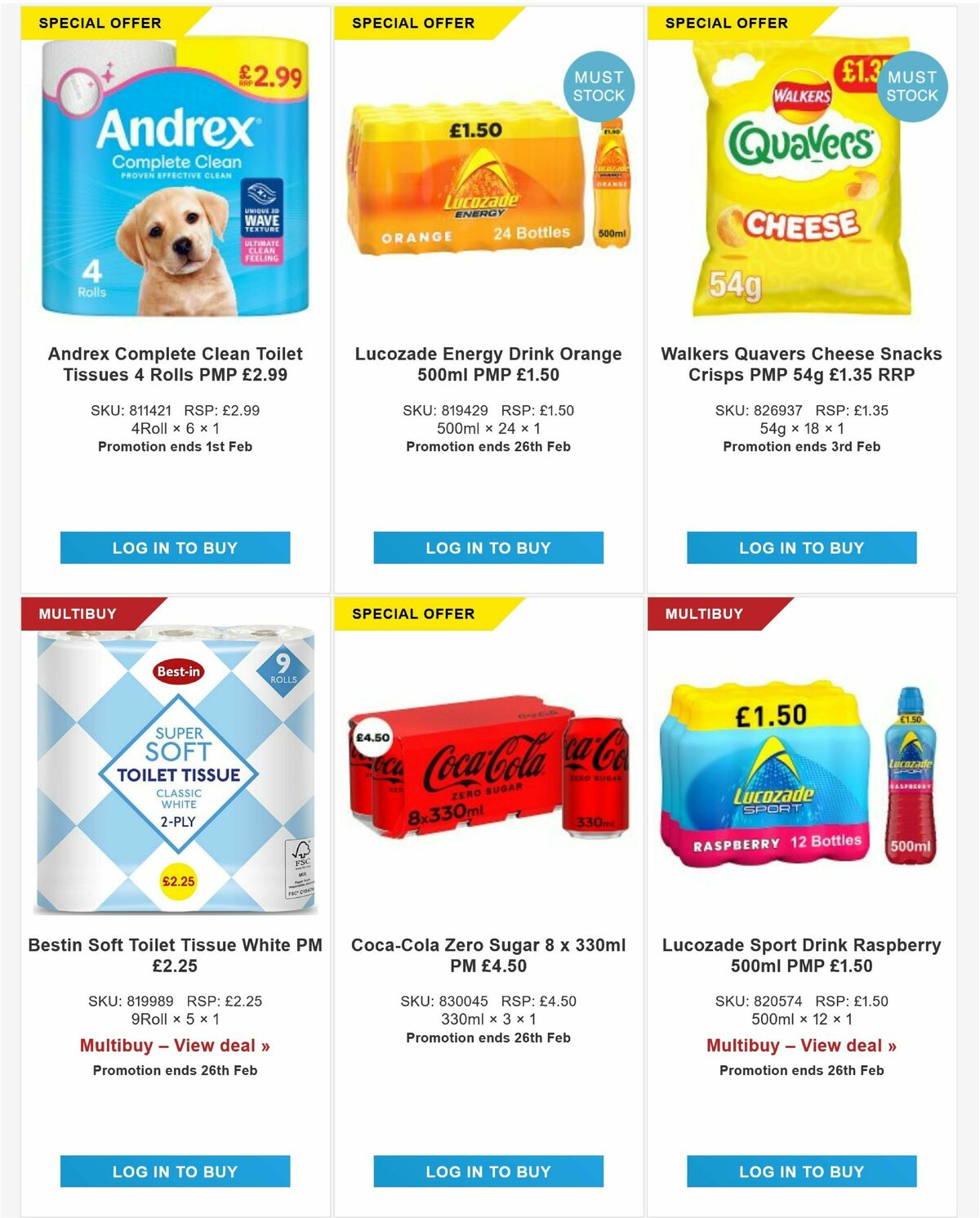 Bestway Wholesale Offers from 30 January