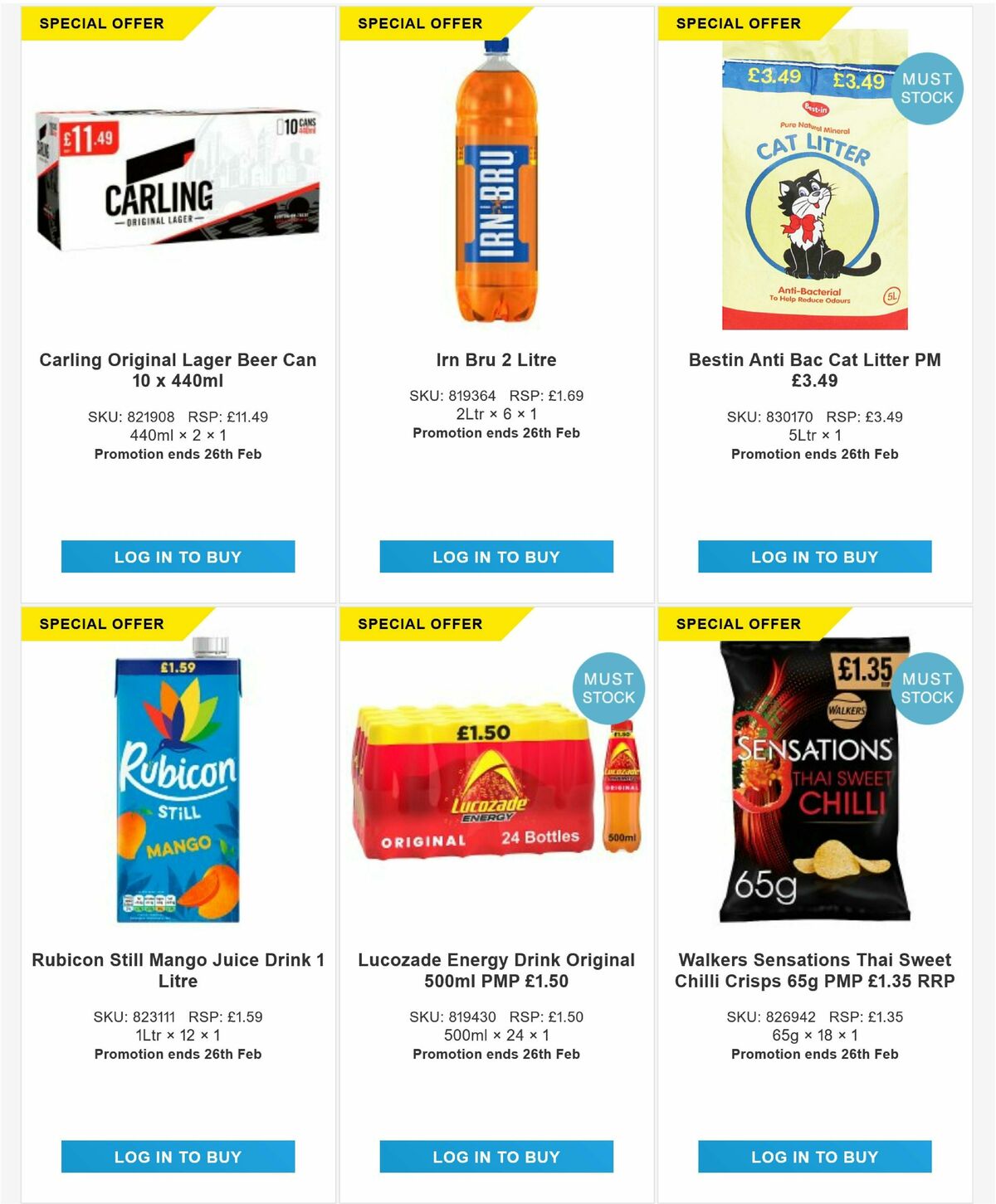 Bestway Wholesale Offers from 30 January