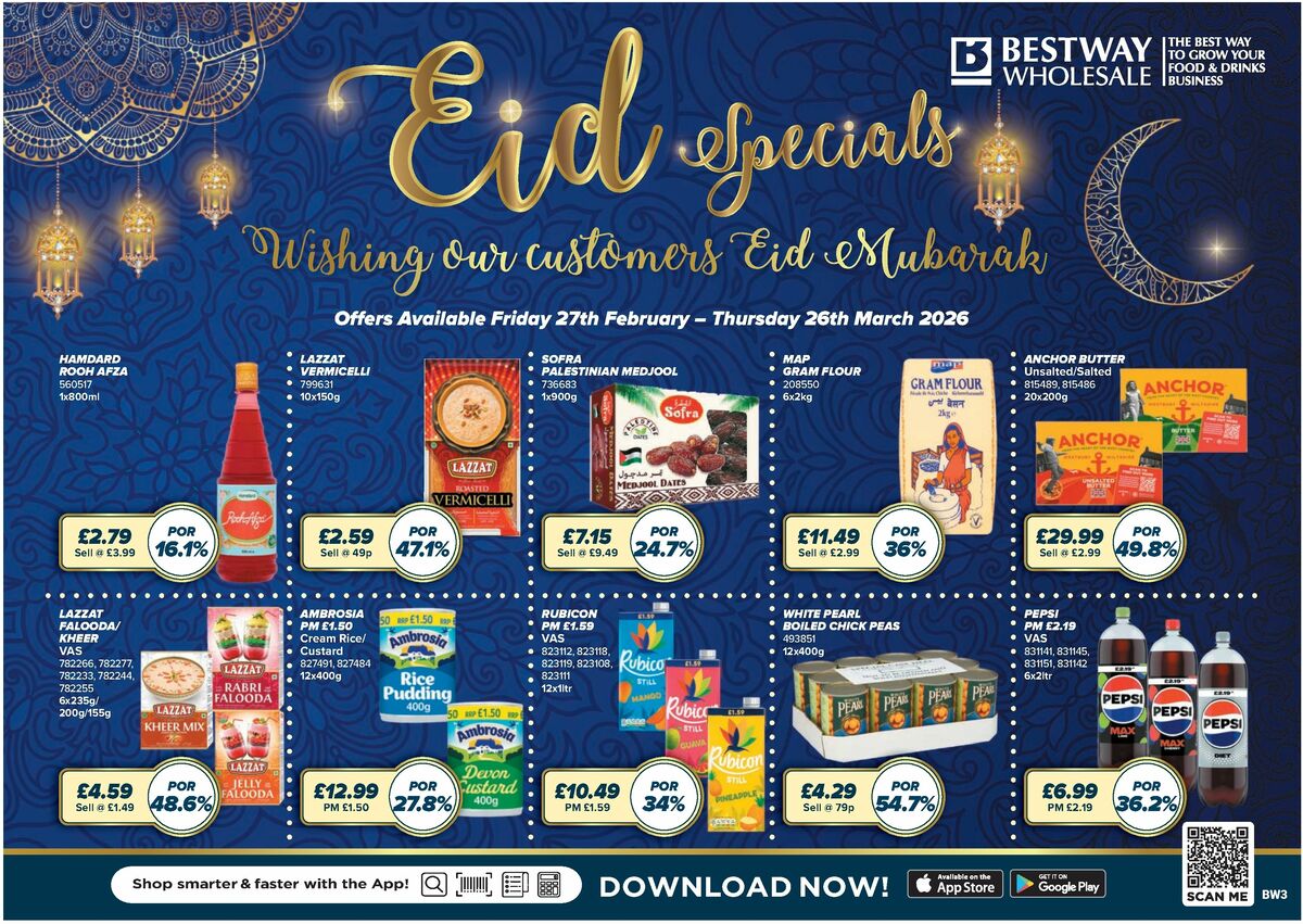 Bestway Wholesale Ramadan Deals Offers from 27 February