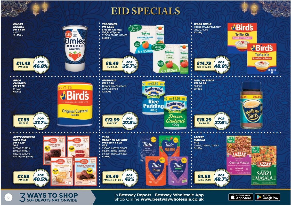 Bestway Wholesale Ramadan Deals Offers from 27 February
