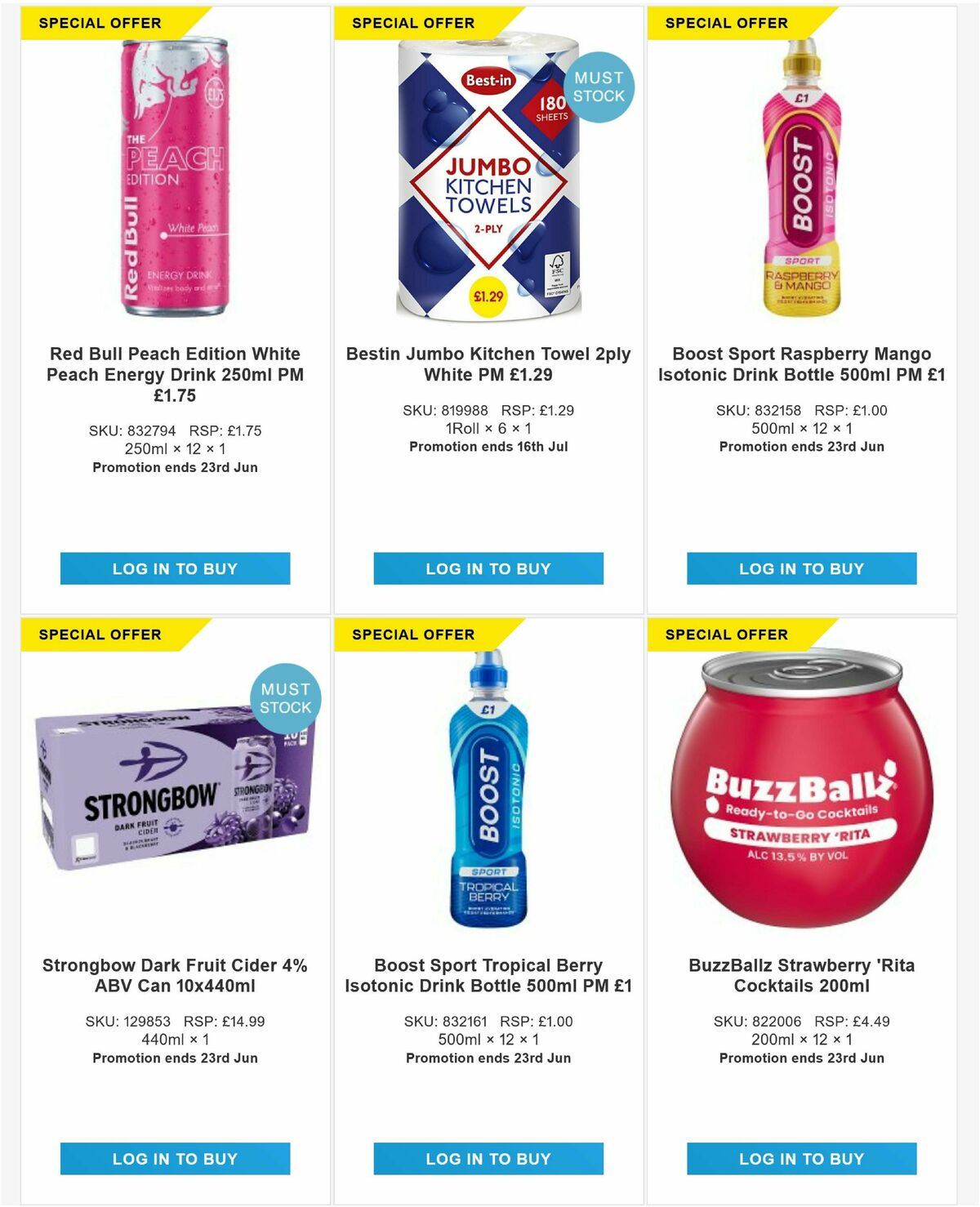 Bestway Wholesale Offers from 19 June