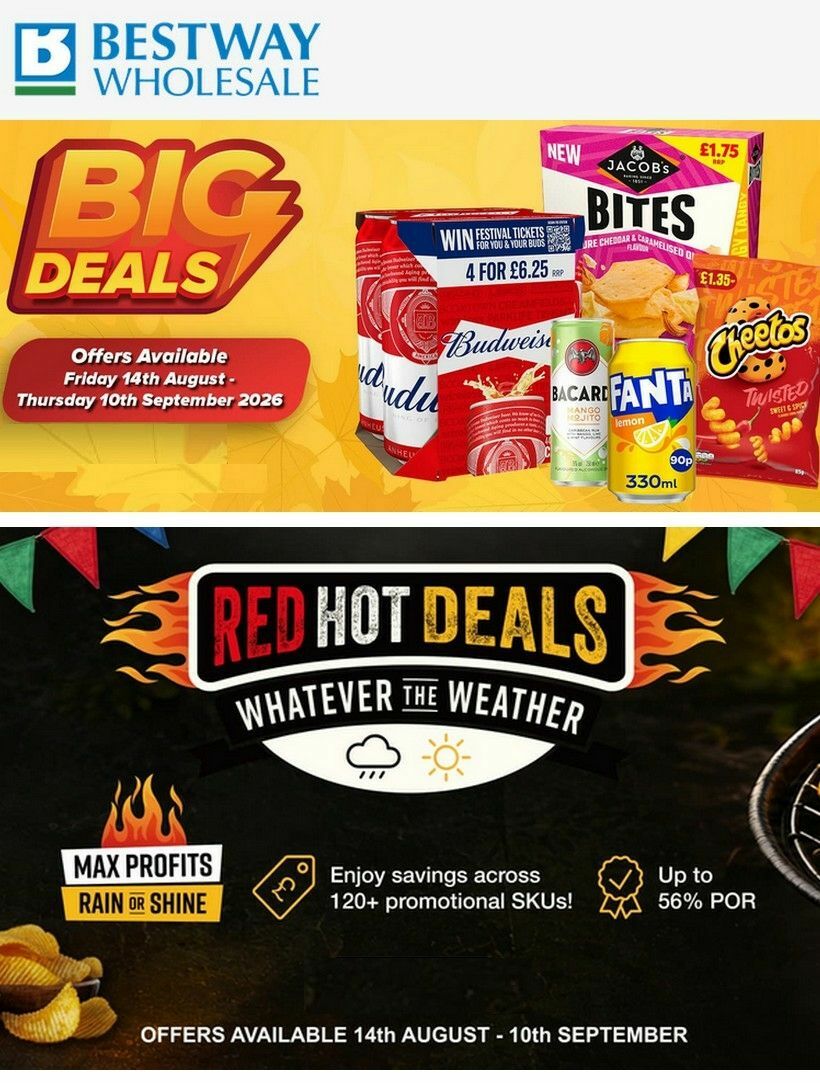 Bestway Wholesale Offers from 14 August