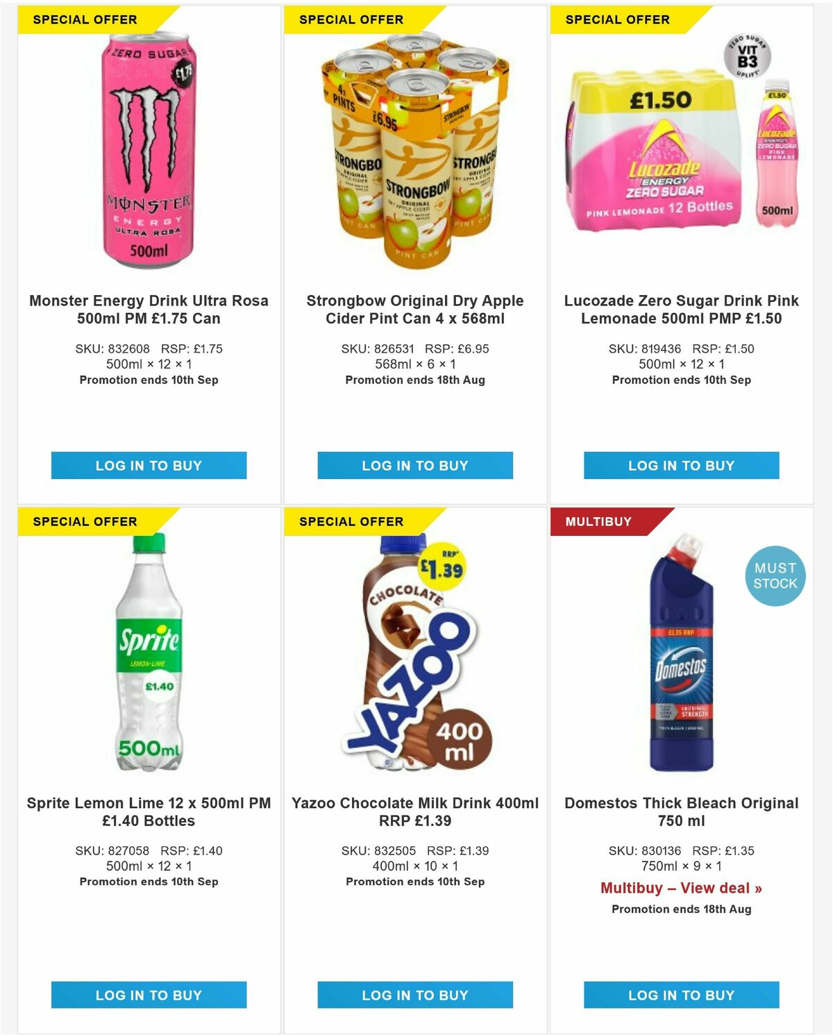 Bestway Wholesale Offers from 14 August