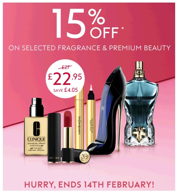 Boots Valentine's Day Offers from 7 February