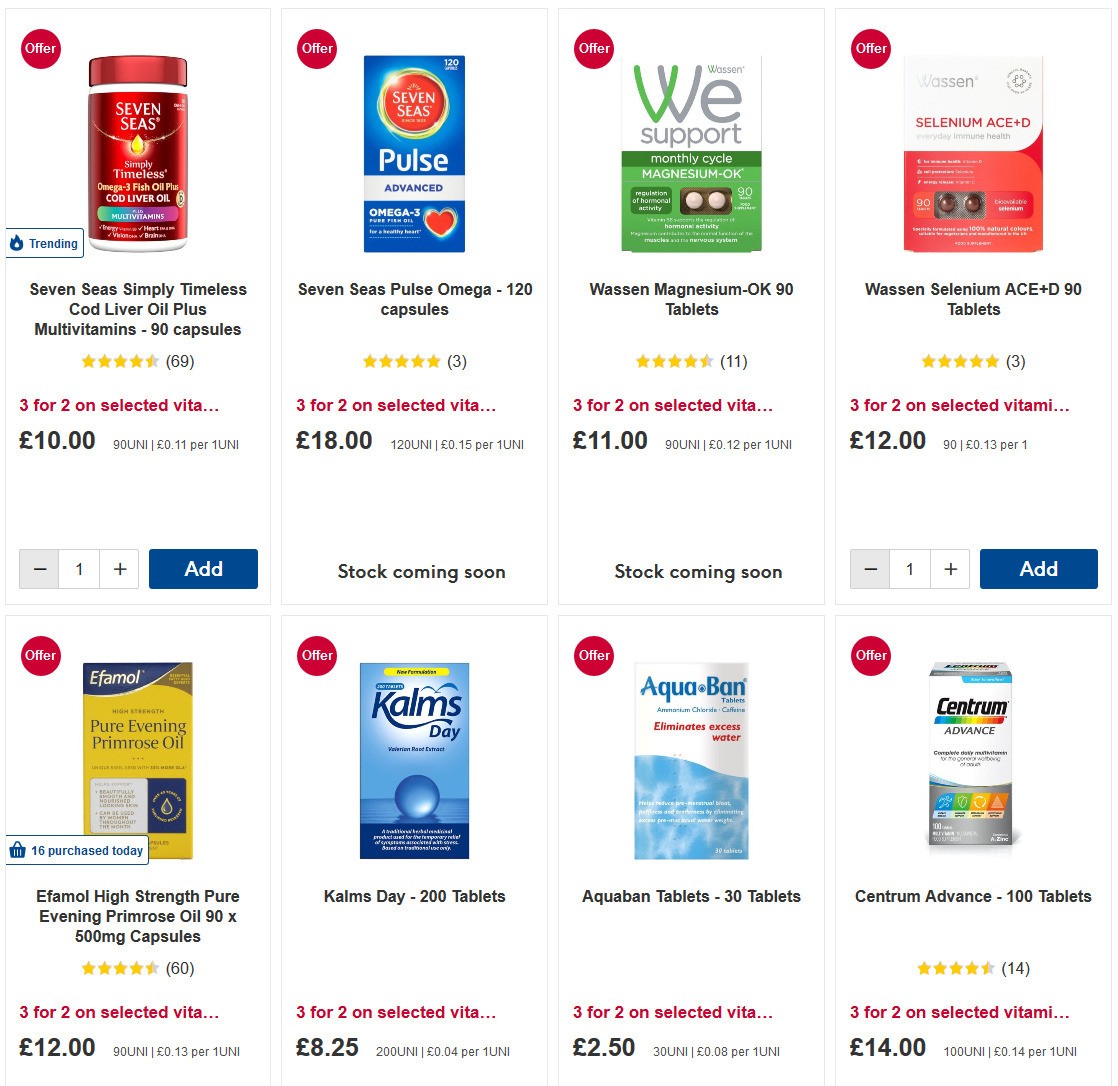 Boots Offers from 18 May