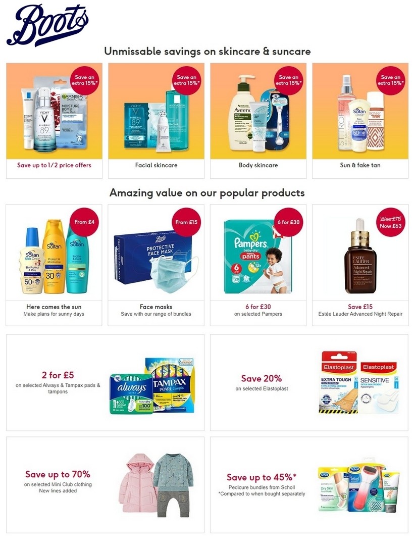 Boots Offers from 15 June