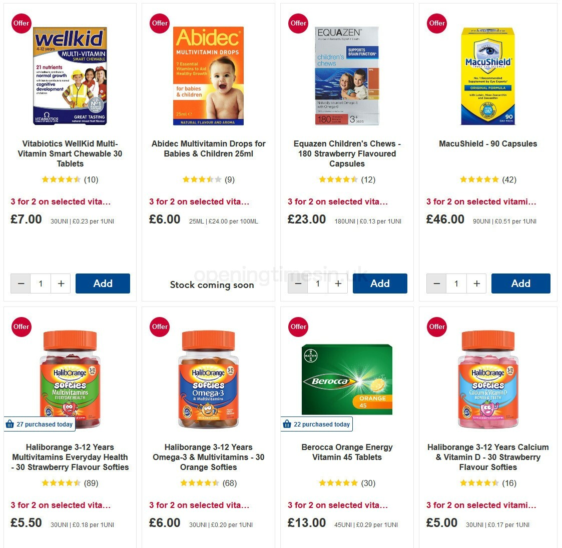 Boots Offers from 7 September