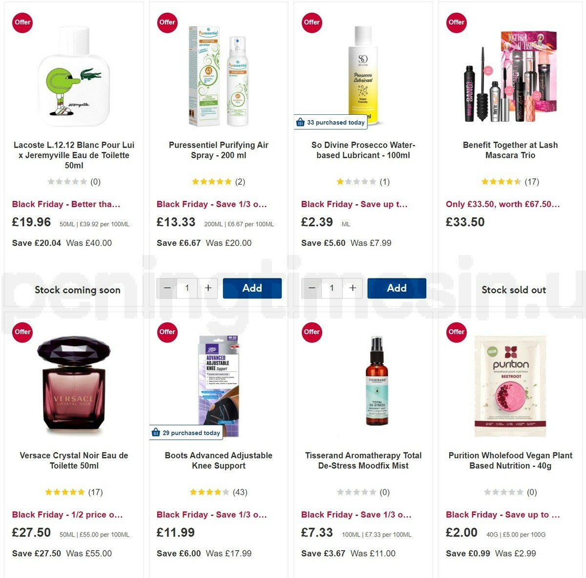 Boots Offers from 1 November