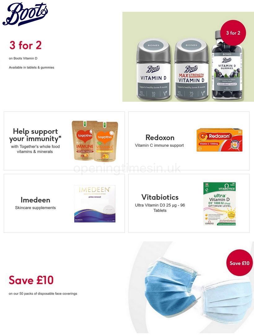 Boots Vitamins & Supplements Offers from 6 December