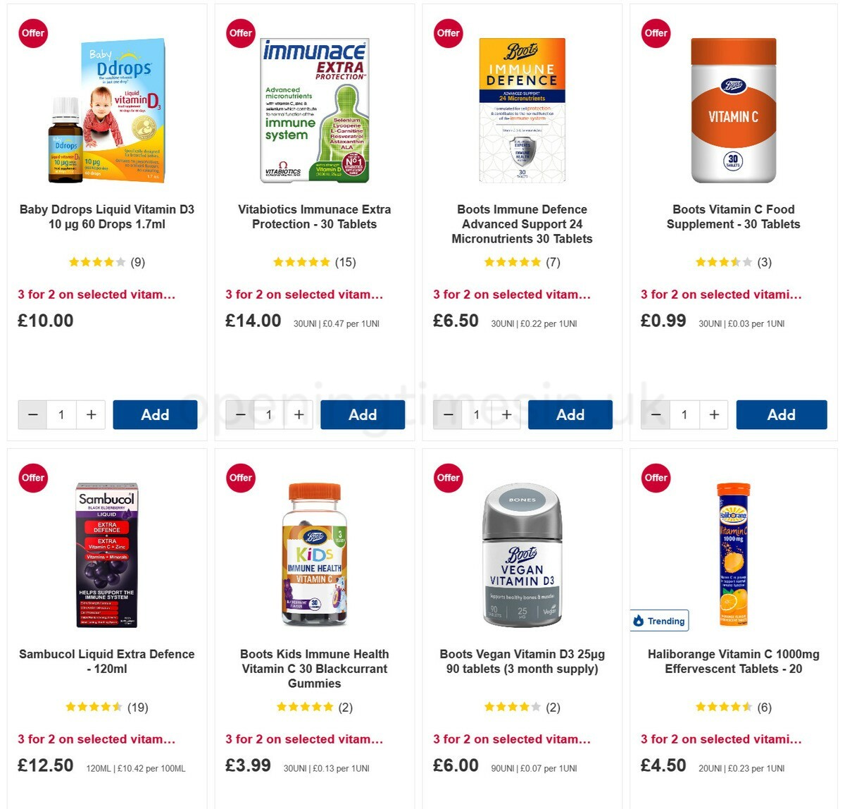 Boots Offers from 7 January