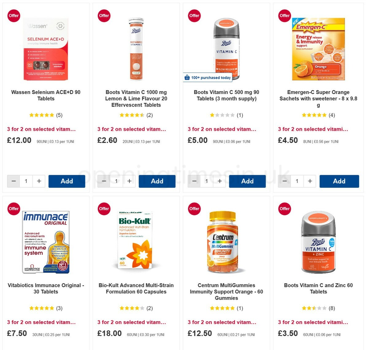 Boots Offers from 7 January