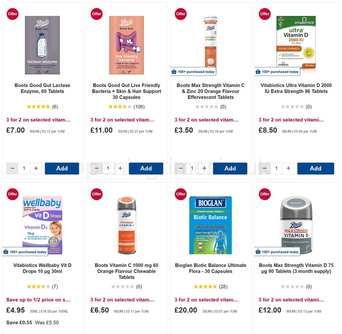 Boots Offers from 7 January