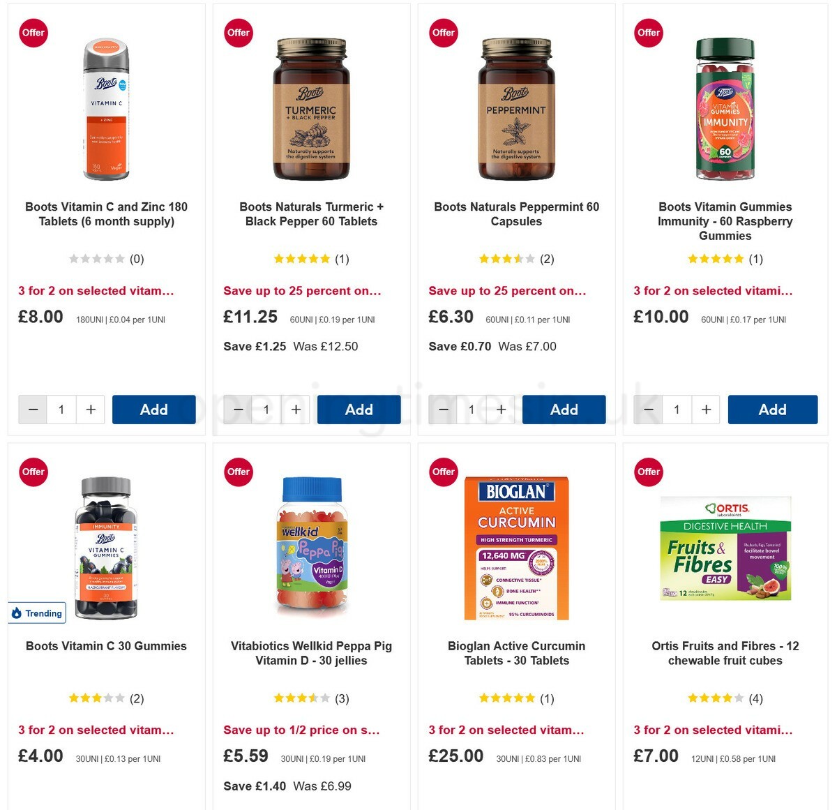 Boots Offers from 7 January