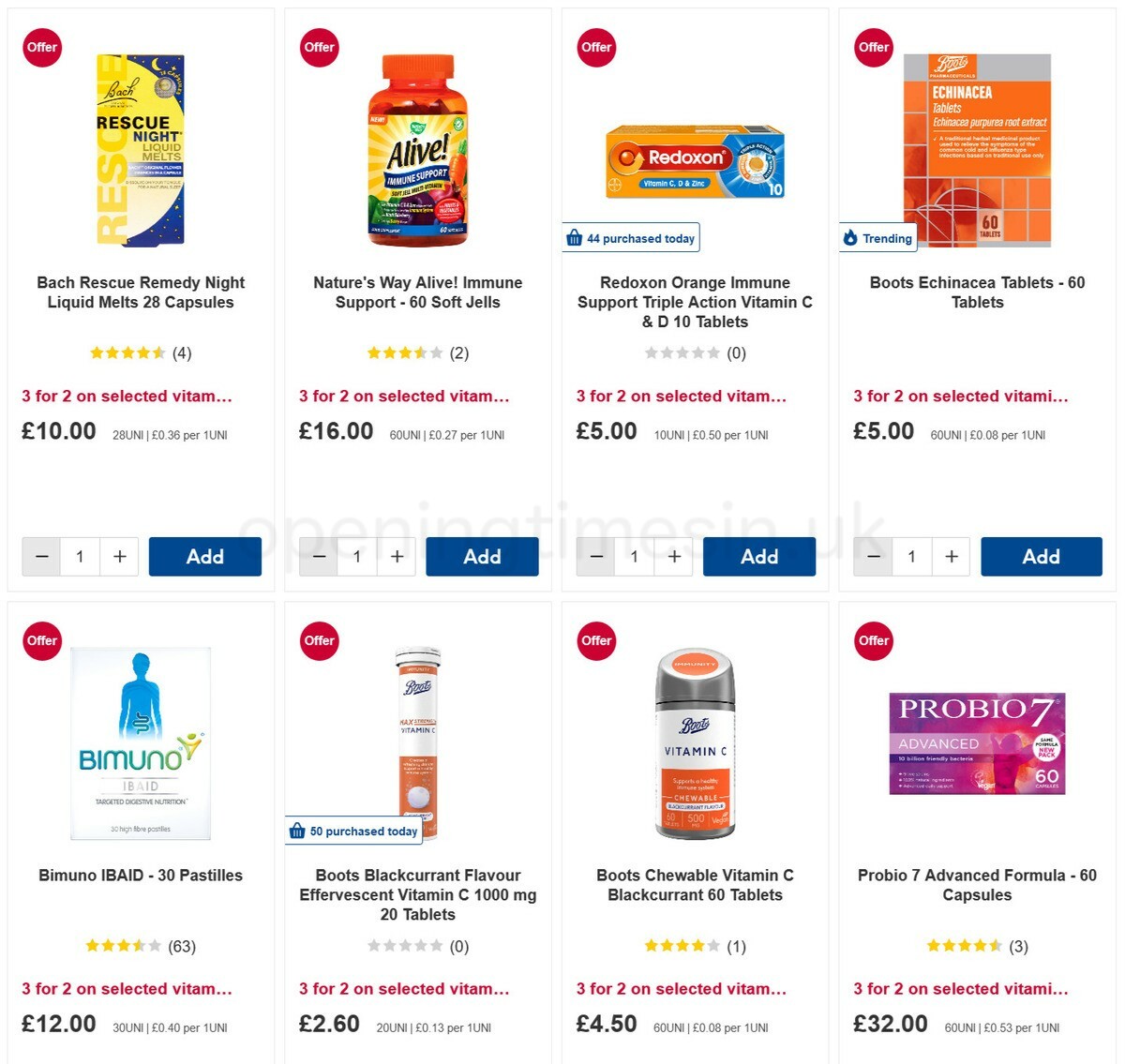 Boots Offers from 7 January