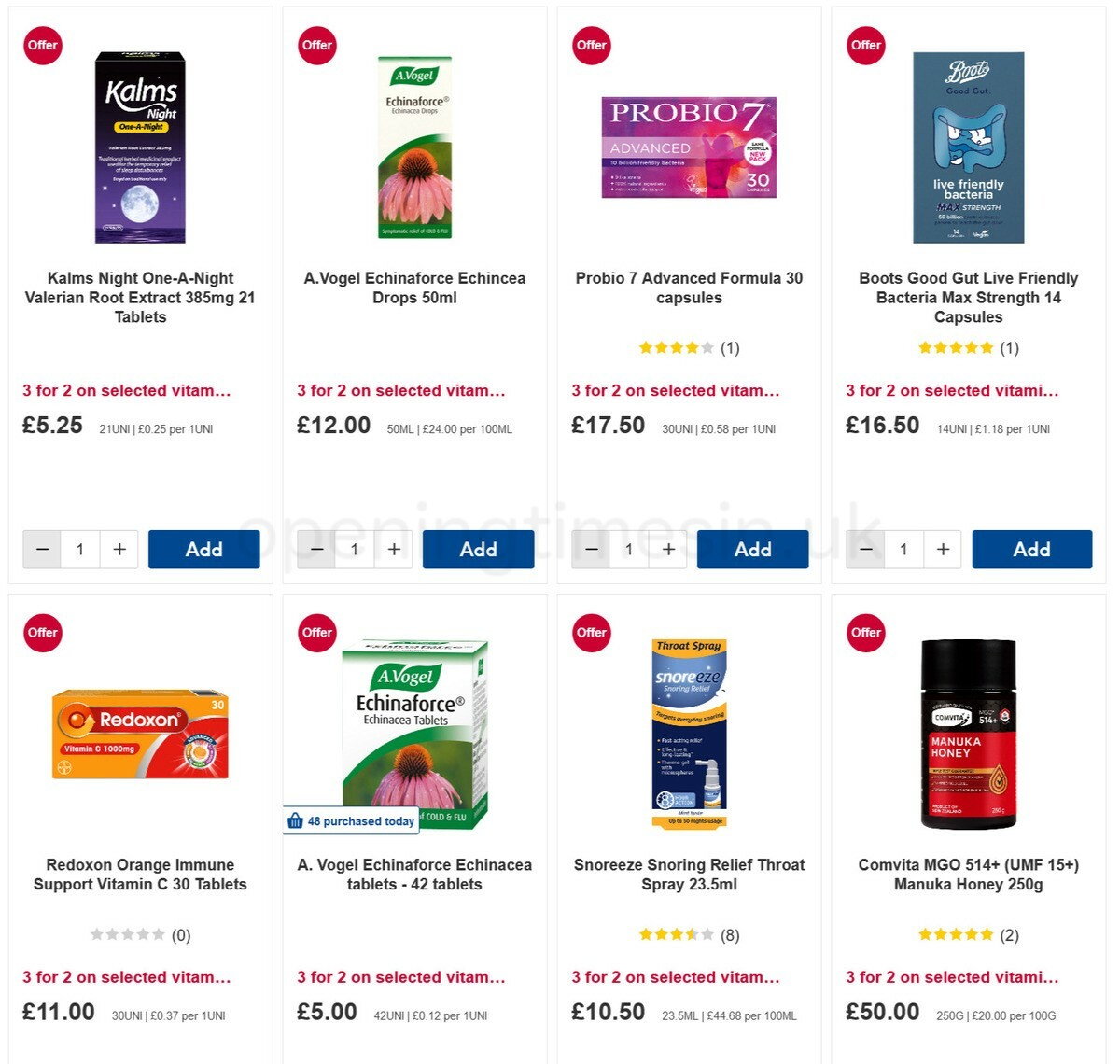Boots Offers from 7 January