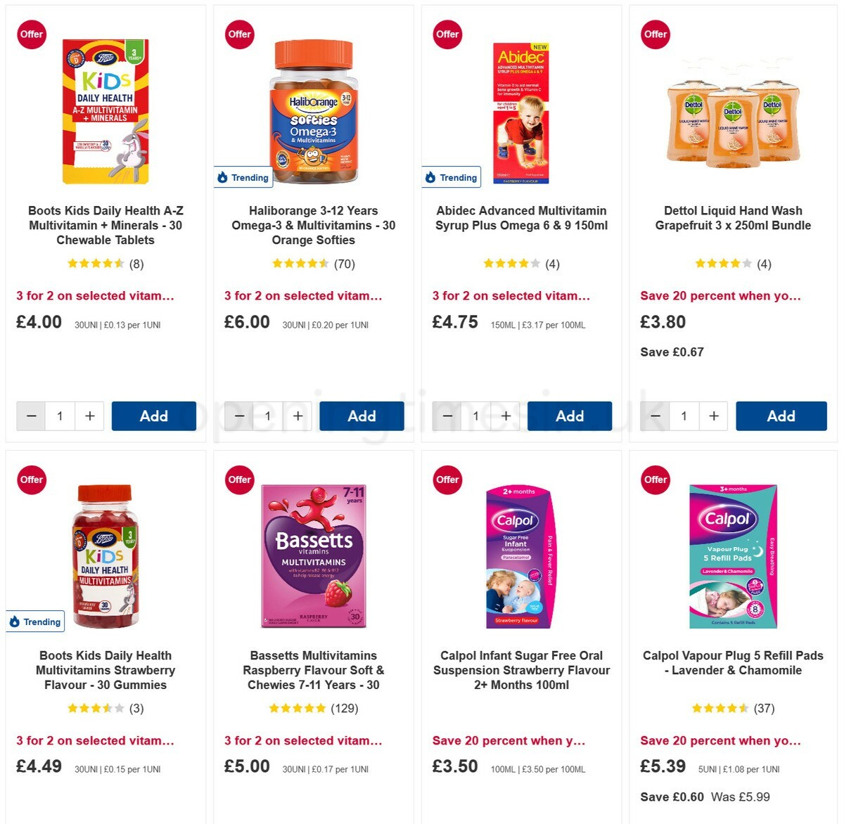 Boots Offers from 5 March