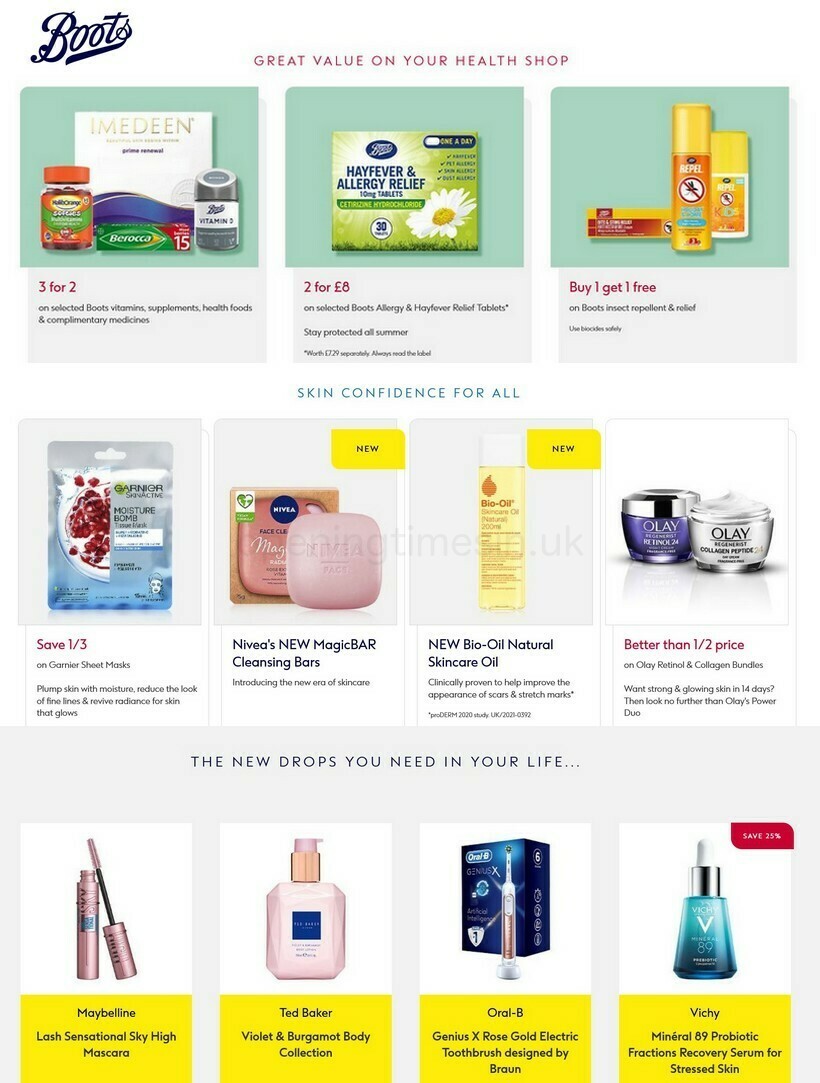 Boots Offers from 10 August