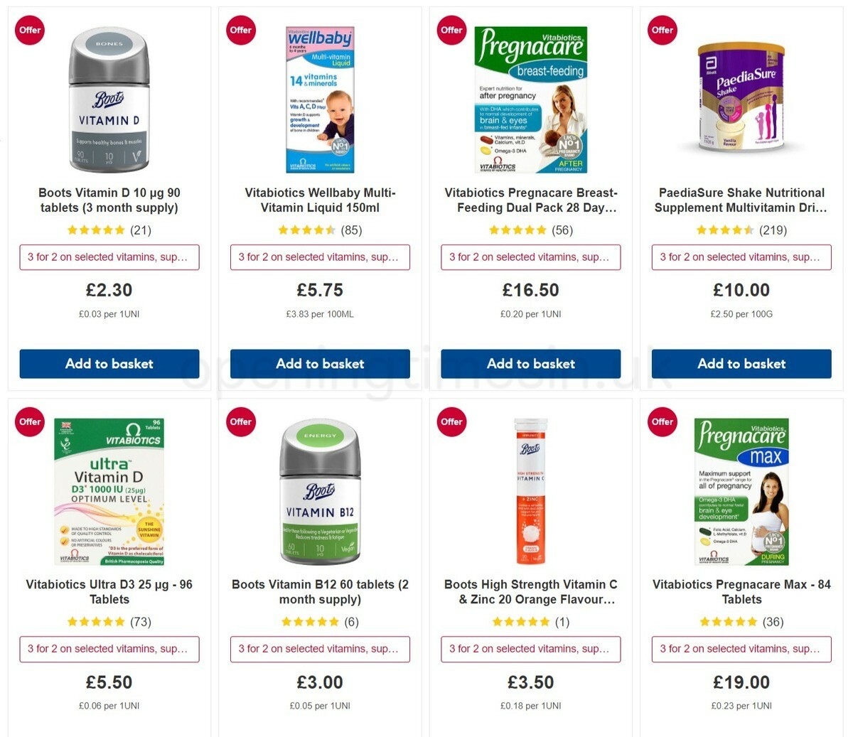 Boots Offers from 10 August