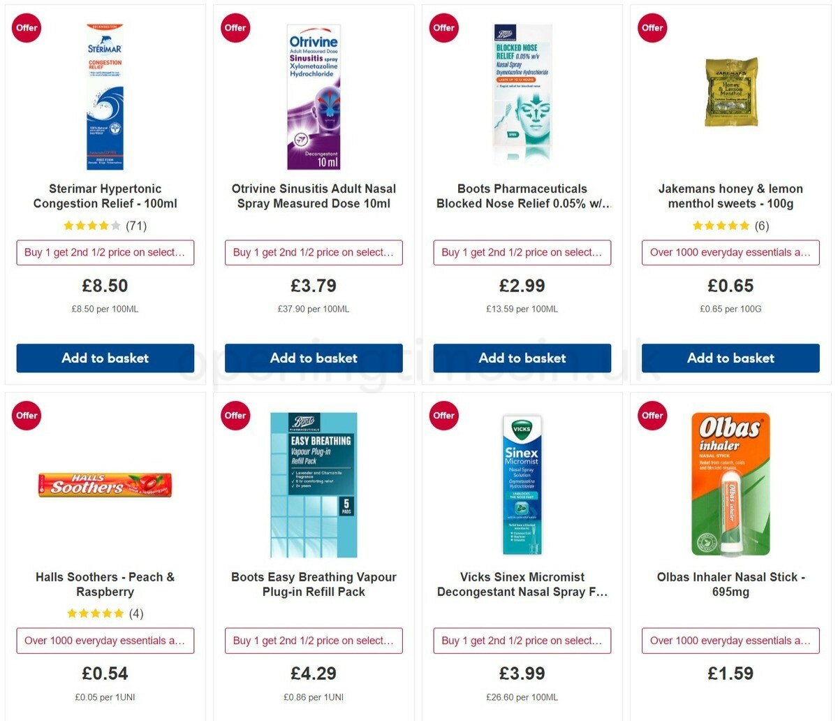 Boots Offers from 18 September
