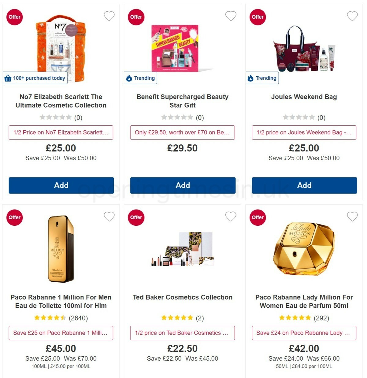 Boots Offers from 30 November